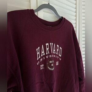 Burgundy Harvard Crewneck